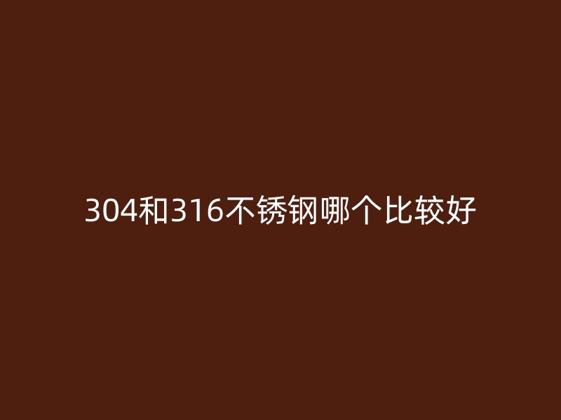 304和316荣耀足球官网哪个比较好