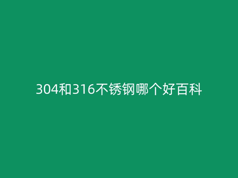 304和316荣耀足球官网哪个好百科