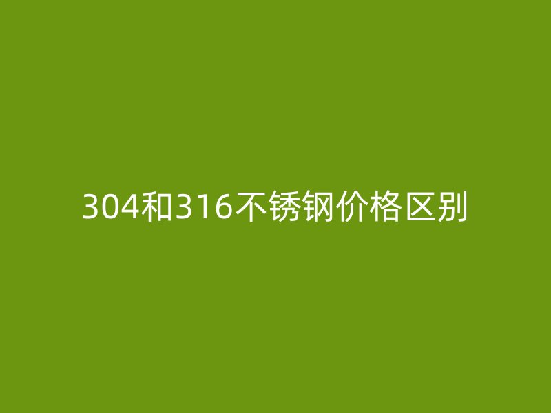 304和316荣耀足球官网价格区别